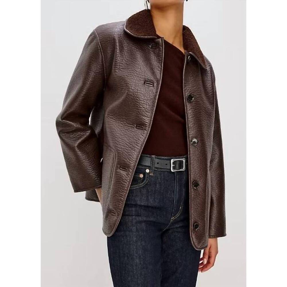 NEW RAILS luis jacket in walnut